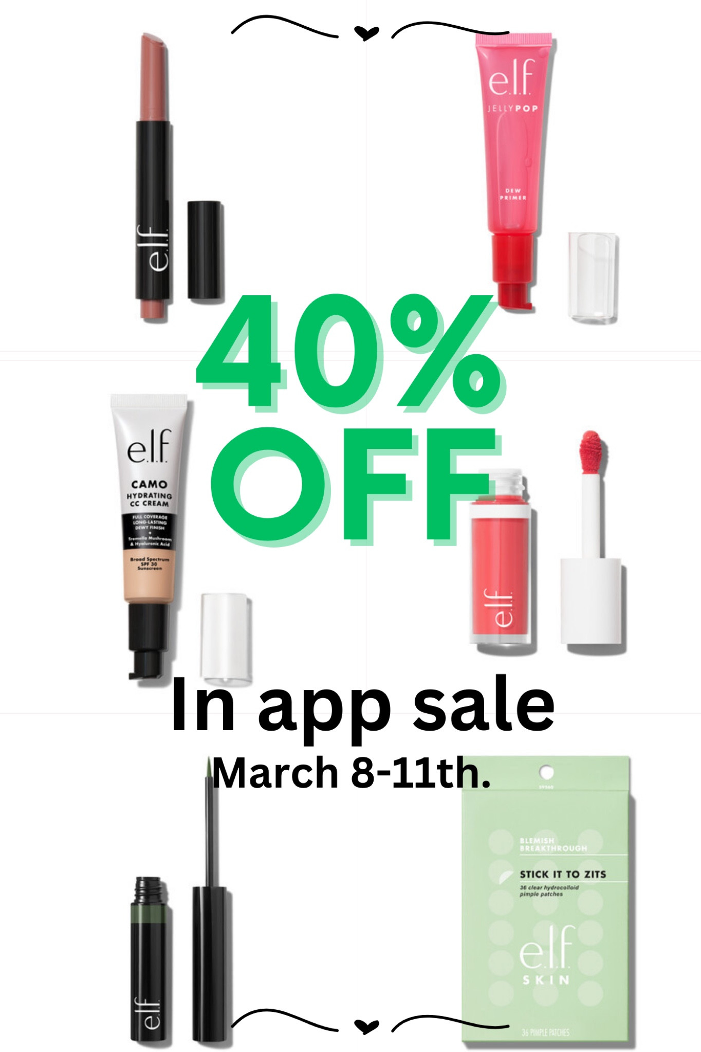 In app sale starting March 8th 

#LTKSpringSale #LTKbeauty