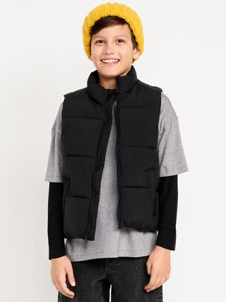 Water-Resistant Quilted Puffer Vest for Boys | Old Navy (US)