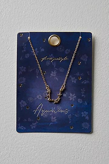Flower Zodiac Constellation Necklace | Free People (Global - UK&FR Excluded)