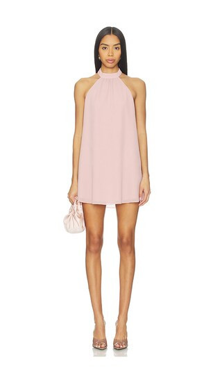 MORE TO COME Calanthe Mini Dress in Pink. - size M | Revolve Clothing (Global)