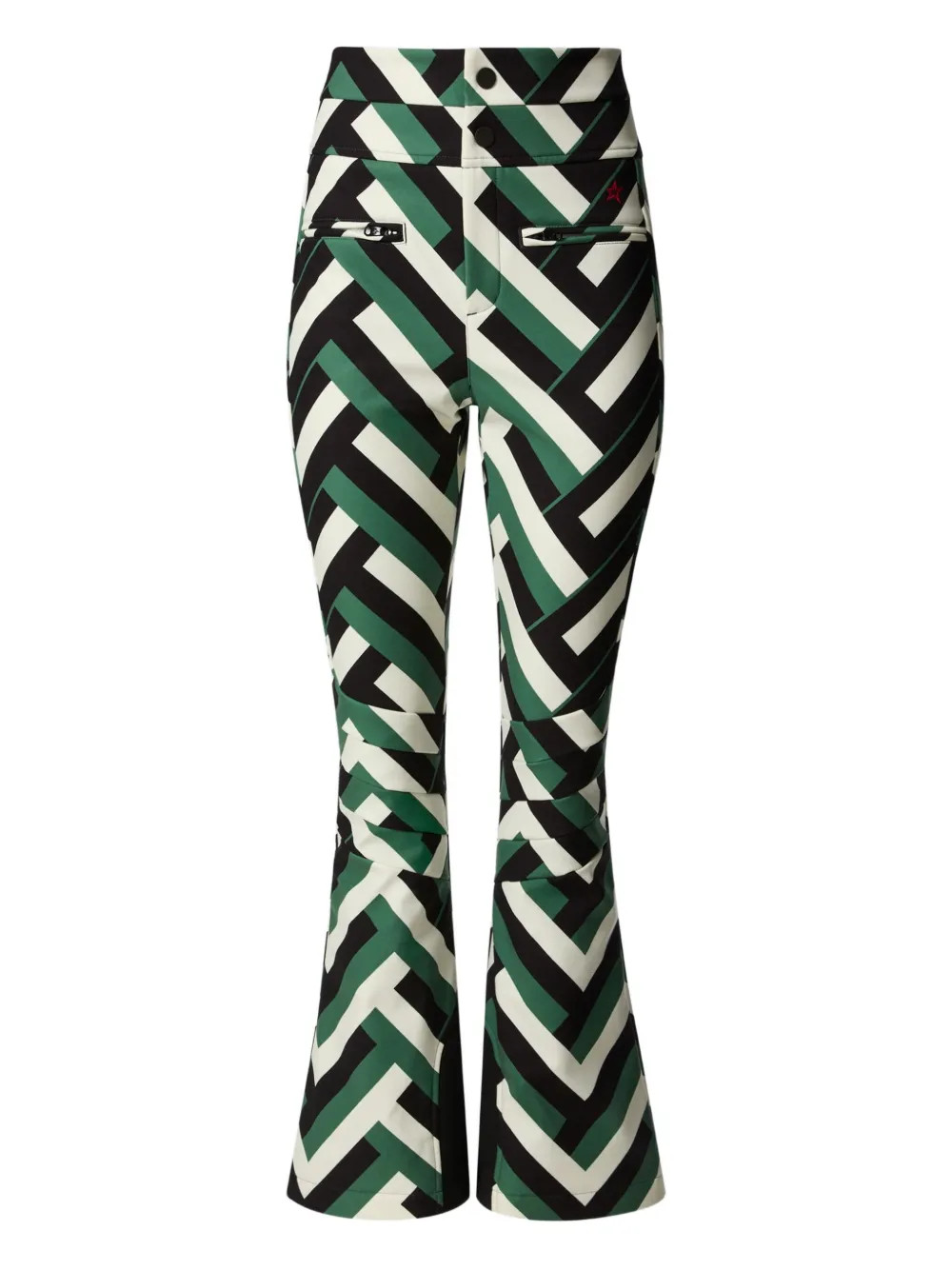 chevron flared ski trousers | Farfetch Global