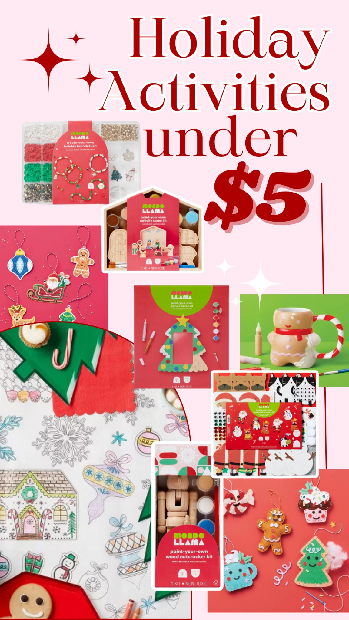 Target Kids Christmas Activities! they’re all regularly $5, but on sale right now buy 2 get 1 FREE. Making them just over $3 each 👏🏼👏🏼👏🏼

#LTKHoliday #LTKSeasonal #LTKKids