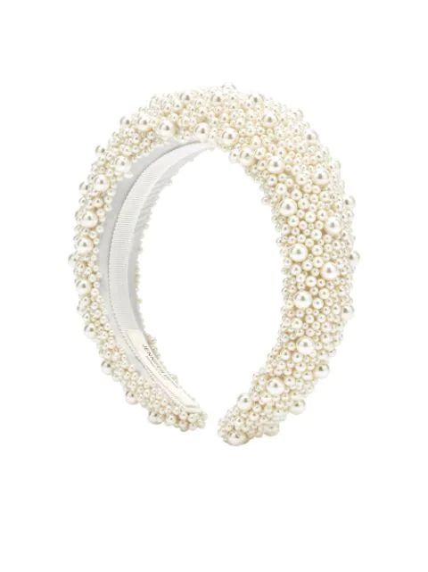 New SeasonJennifer BehrMarjeta pearl-embellished headband | Farfetch Global