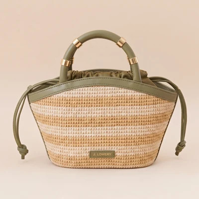 MINI TOTE | Striped Raffia | J. LOWERY