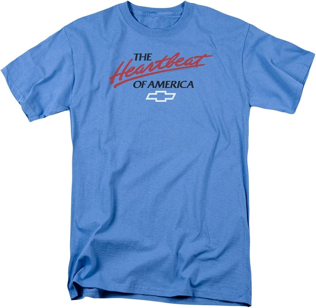 Chevrolet Heartbeat of America Unisex Adult T Shirt for Men and Women | Amazon (US)