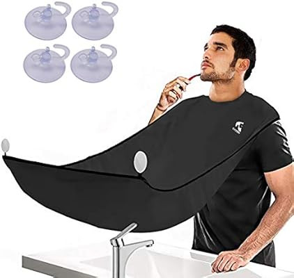 Amazon.com: SYOSIN Upgrade Beard Apron Cape for Men Shaving and Trimming with 4 Suction Cups Non-... | Amazon (US)