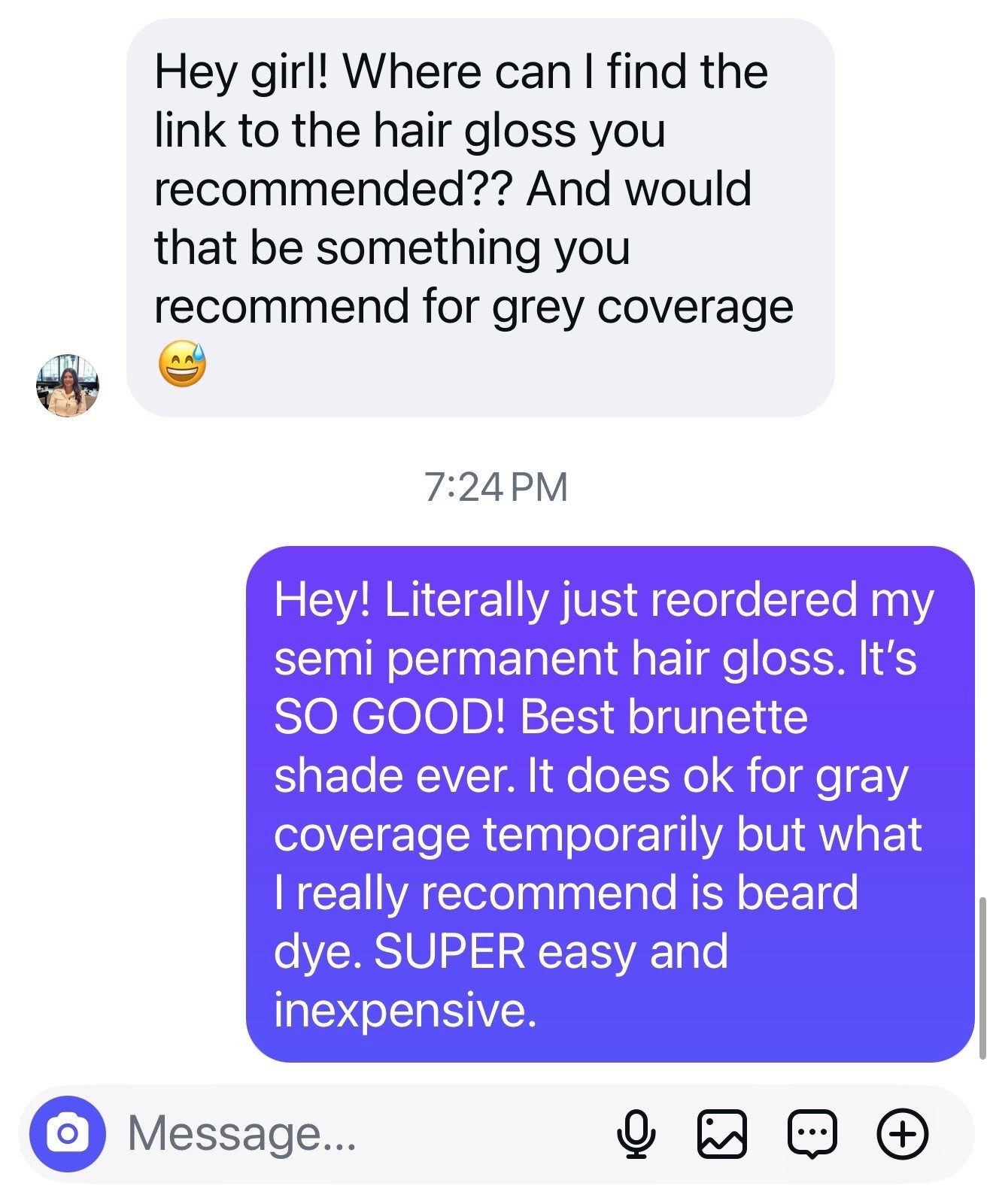 Best colored hair gloss!! Like semi permanent hair dye. You CANNOT mess this up. Choose a gloss color close to what your hair currently is, or darker. I use the brunette shade. It’s NOT red. A true rich brunette. 10/10 recommend. You can use on wet or dry hair. I prefer dry hair so that it’s more intense like dye. If you want subtle use it wet like a true gloss.

#LTKselfcare #LTKstorytime #LTKOver40