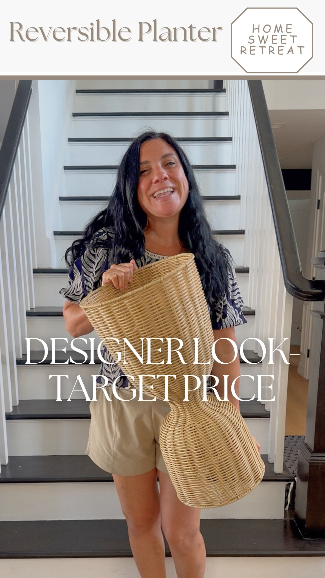 The Hearth & Hand planter is actual perfection—the rattan texture, warm tone, and hourglass shape feel so high-end. Bonus: it’s reversible, so you can style it two different ways 👏

If you’ve been looking for a tall outdoor planter for fall… this is IT 🍂

👉 Follow @homesweetretreat for more modern classic finds that feel luxe (but never pricey)

#targetfinds #targetstyle #targetdoesitagain #targethome #homedecorfinds #modernclassicstyle #budgetfriendlydecor #outdoorplanter #fallhomedecor #affordableluxury 