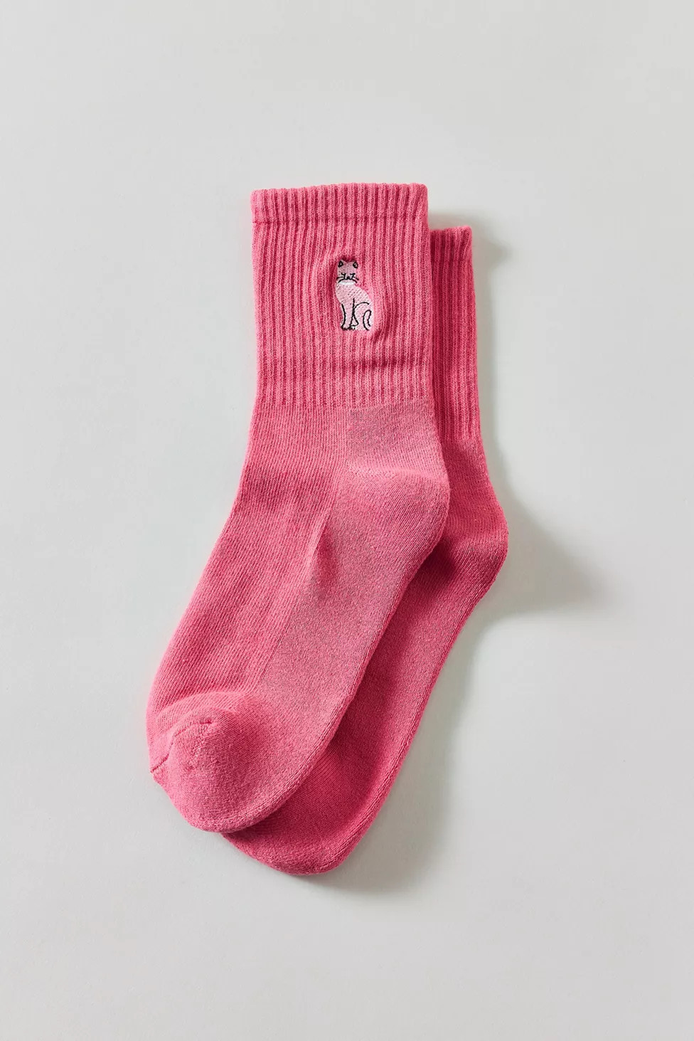 Icon Embroidered Quarter Crew Sock | Urban Outfitters (US and RoW)