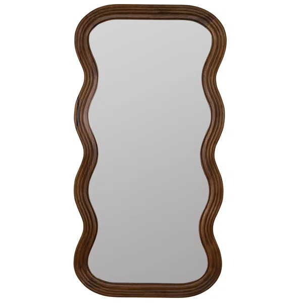 Axinia Solid Wood Wavy Mirror | Wayfair North America