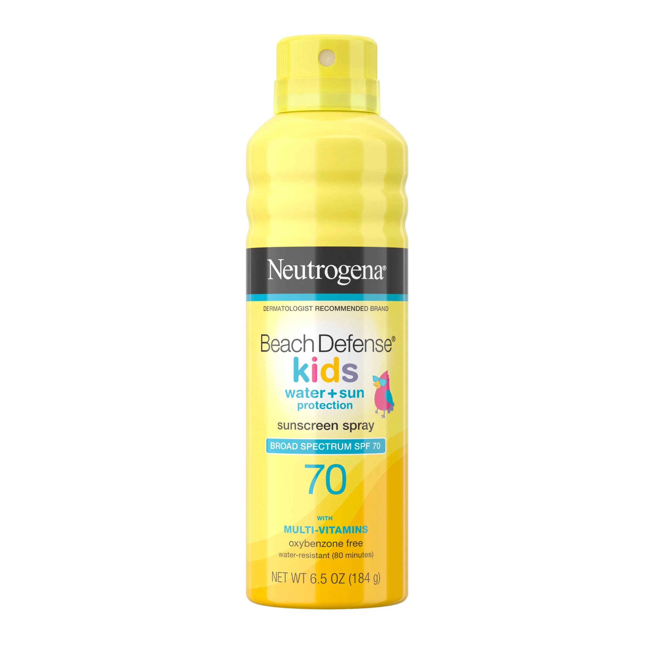Neutrogena Beach Defense SPF 70 Kids Sunscreen Spray, Beach Essentials Body Sun Care, 6.5 oz | Walmart (US)