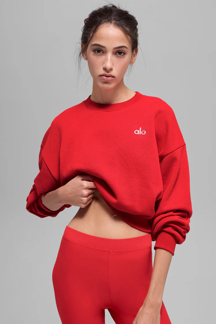 Cropped Accolade Crewneck | Alo Yoga (US)
