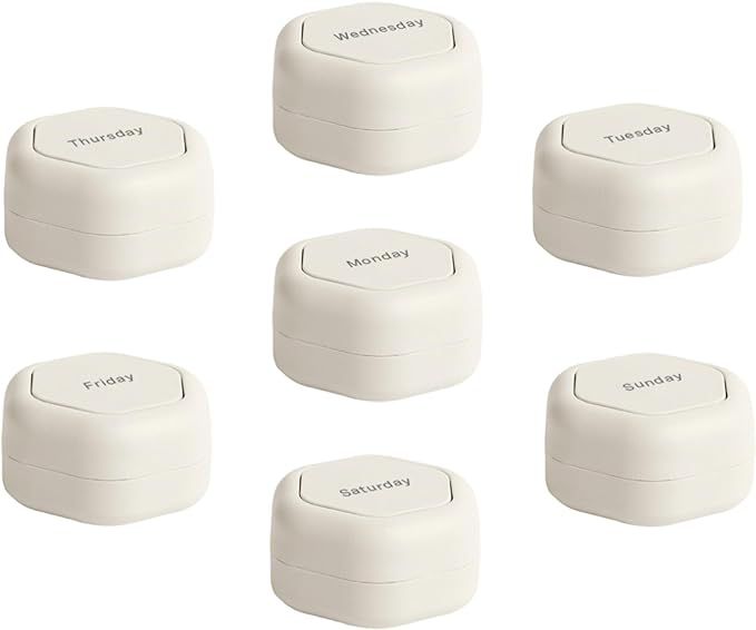 Cadence Travel Containers - Pill Case Set - Magnetic Travel Capsules - A Daily Pill Box for Suppl... | Amazon (US)