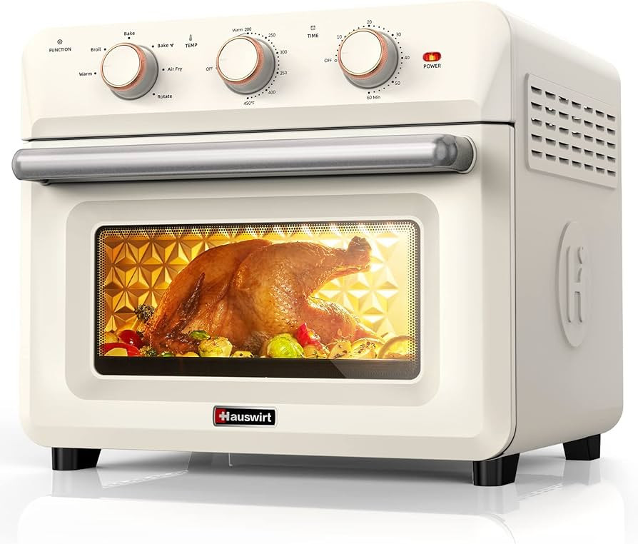 Hauswirt 26.5Qt Countertop Conventional Oven K5M, XL Air Fryer 12-Slice Toaster Reheat Bake Rotis... | Amazon (US)