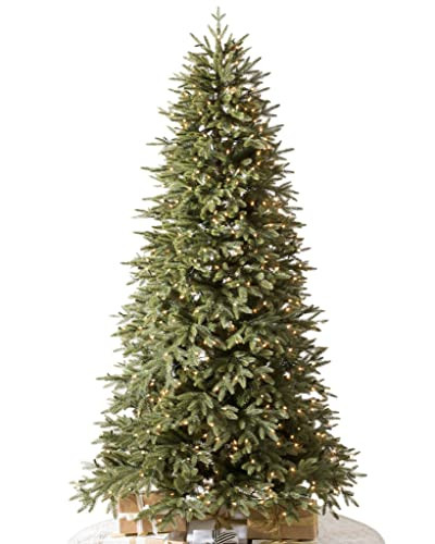 Balsam Hill 7.5ft Pre-lit Stratford Spruce Artificial Christmas Tree with Clear Incandescent Lights | Amazon (US)