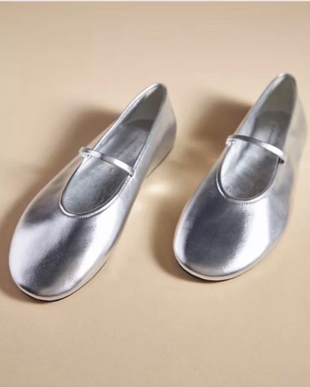 Spring shoe refresh… silver Mary Jane ballerina flats. Ballet flats. 

#LTKxMadewell #LTKshoecrush #LTKover40