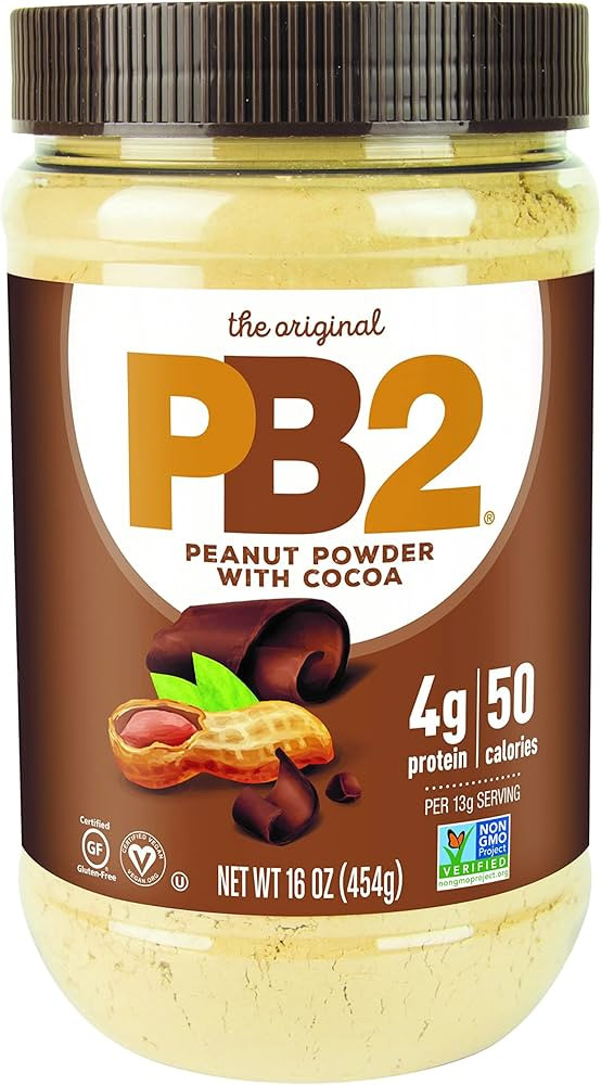 PB2 Powdered Chocolate Peanut Butter with Cocoa - 4g of Protein, 90% Less Fat, Certified Gluten F... | Amazon (CA)