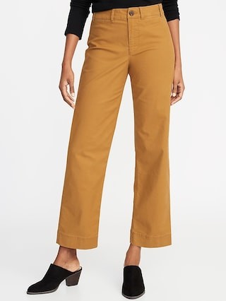 Mid-Rise Straight Utility Chinos for Women | Old Navy US