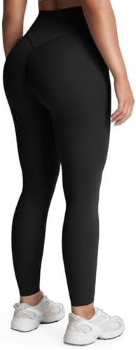 Aoxjox High Waisted Workout Leggings for Women Tummy Control Buttery Soft Yoga Metamorph Deep V P... | Amazon (US)