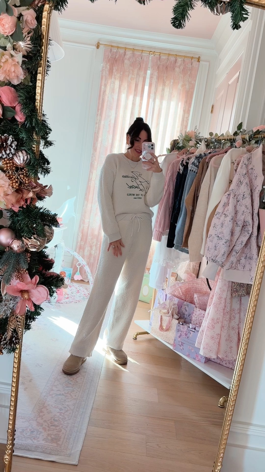 Cutest, cozy lounge wear set on sale for under $40! I sized up one for a cozier fit and extra length in the pants! 

Loungewear // travel outfit // girly gift guide // holiday outfit // Black Friday sale

#LTKGiftGuide #LTKHoliday #LTKCyberWeek