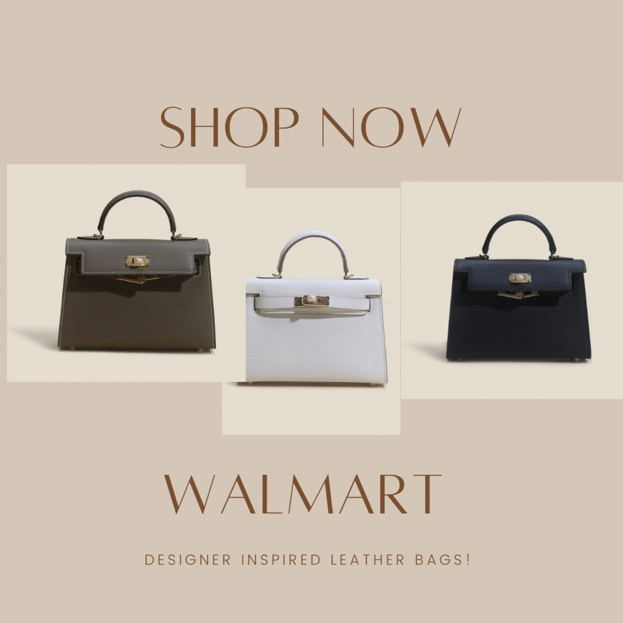 Leather Designer Inspired bags dropped at WALMART !

#LTKGiftGuide