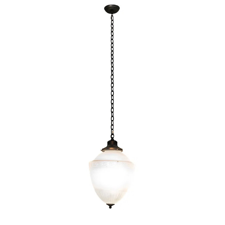 Logie 1 - Light Antique Brass Single Pendant | Wayfair North America