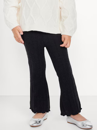 Cozy Ribbed Flare-Leg Leggings for Toddler Girls | Old Navy (US)
