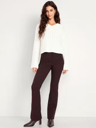 High-Waisted Pixie Flare Pants | Old Navy (US)