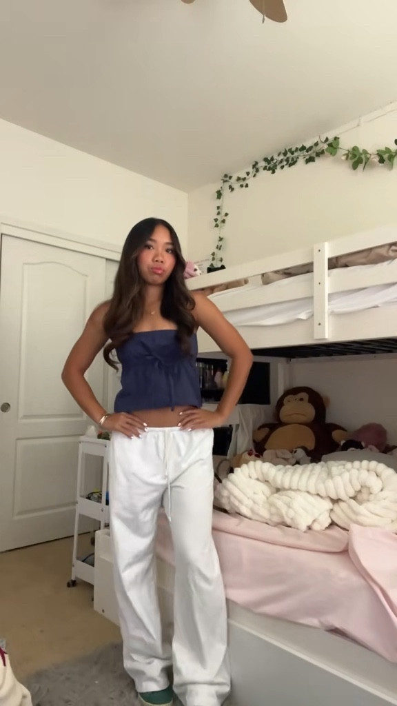 top: edikted size s reva strapless 
pants: brandy 