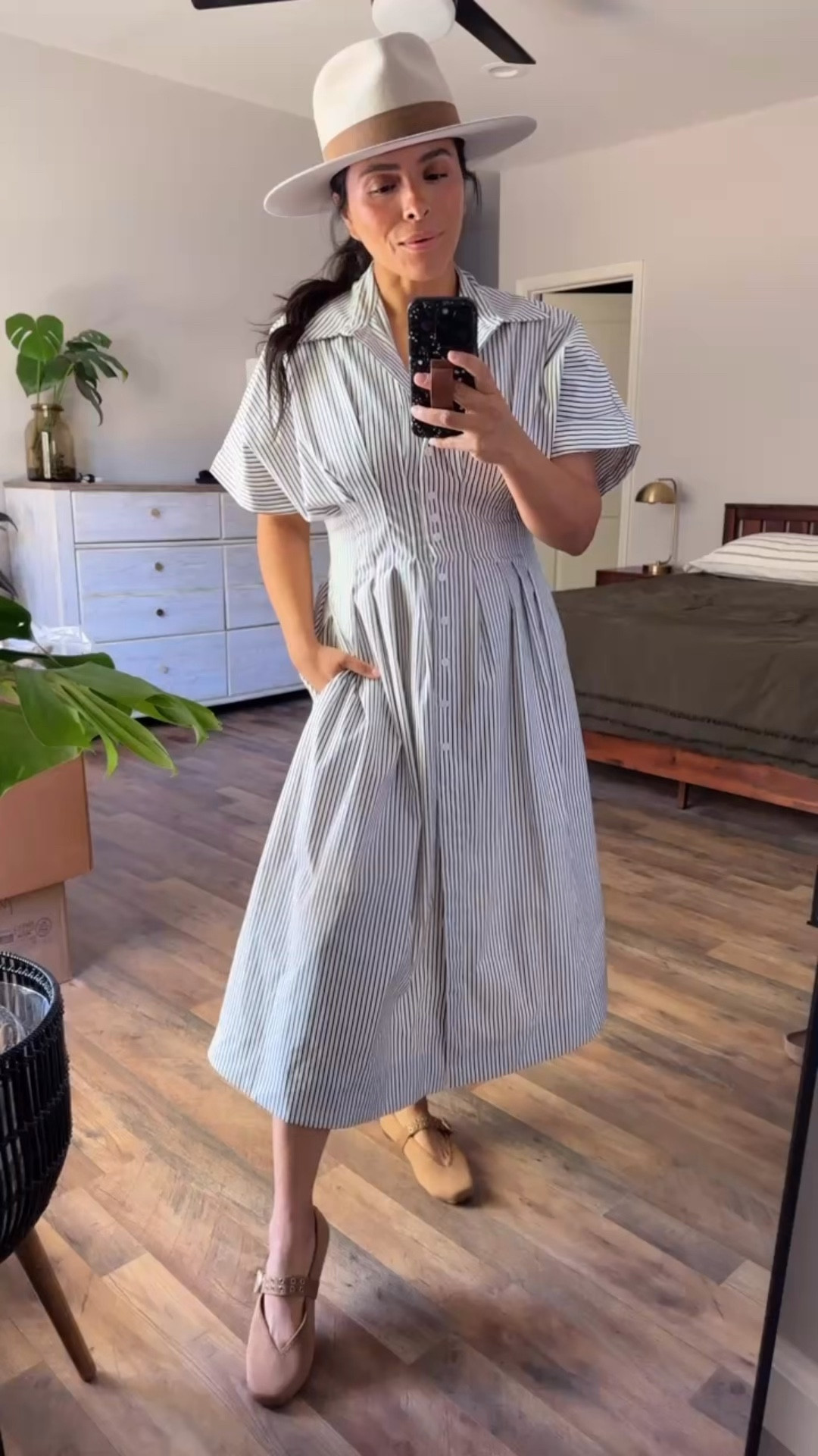 No secret here that this is my most favorite dress of all time. You can wear it year round, the quality and fit are amazing. 🤩 Worth the investment! 
Also, these Mary Jane’s are super comfortable for everyday fits :) 







summer dresses
The Tobie shirt dress @Anthropologie 
Mary Jane’s @rothys 
Date night outfits 
Vacation outfits
Family pictures dress 
Summer outfits 
Business casual workwear
Wedding guest dress summer

#LTKMidsize #LTKOver40 #LTKSeasonal