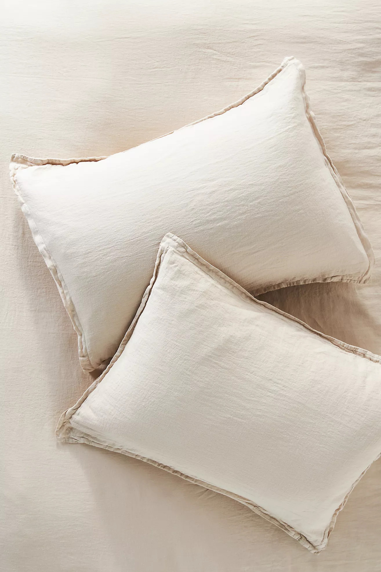 Washed Linen Shams, Set of 2 | Anthropologie (US)