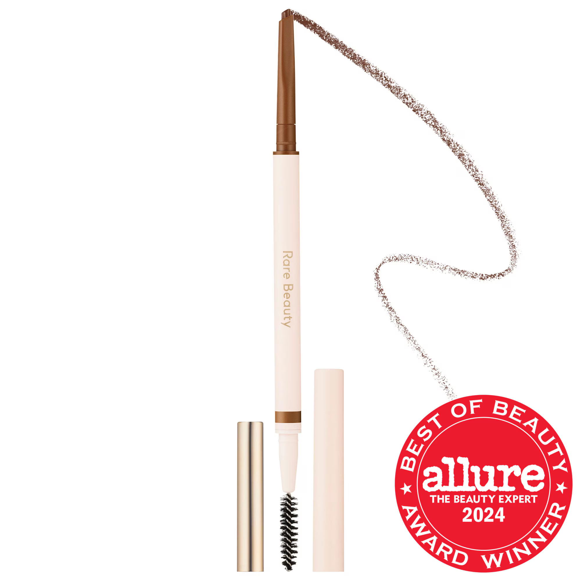 Rare Beauty by Selena Gomez Brow Harmony Precision Eyebrow Pencil Warm Brown 0.003 oz / 0.08g | Sephora (US)