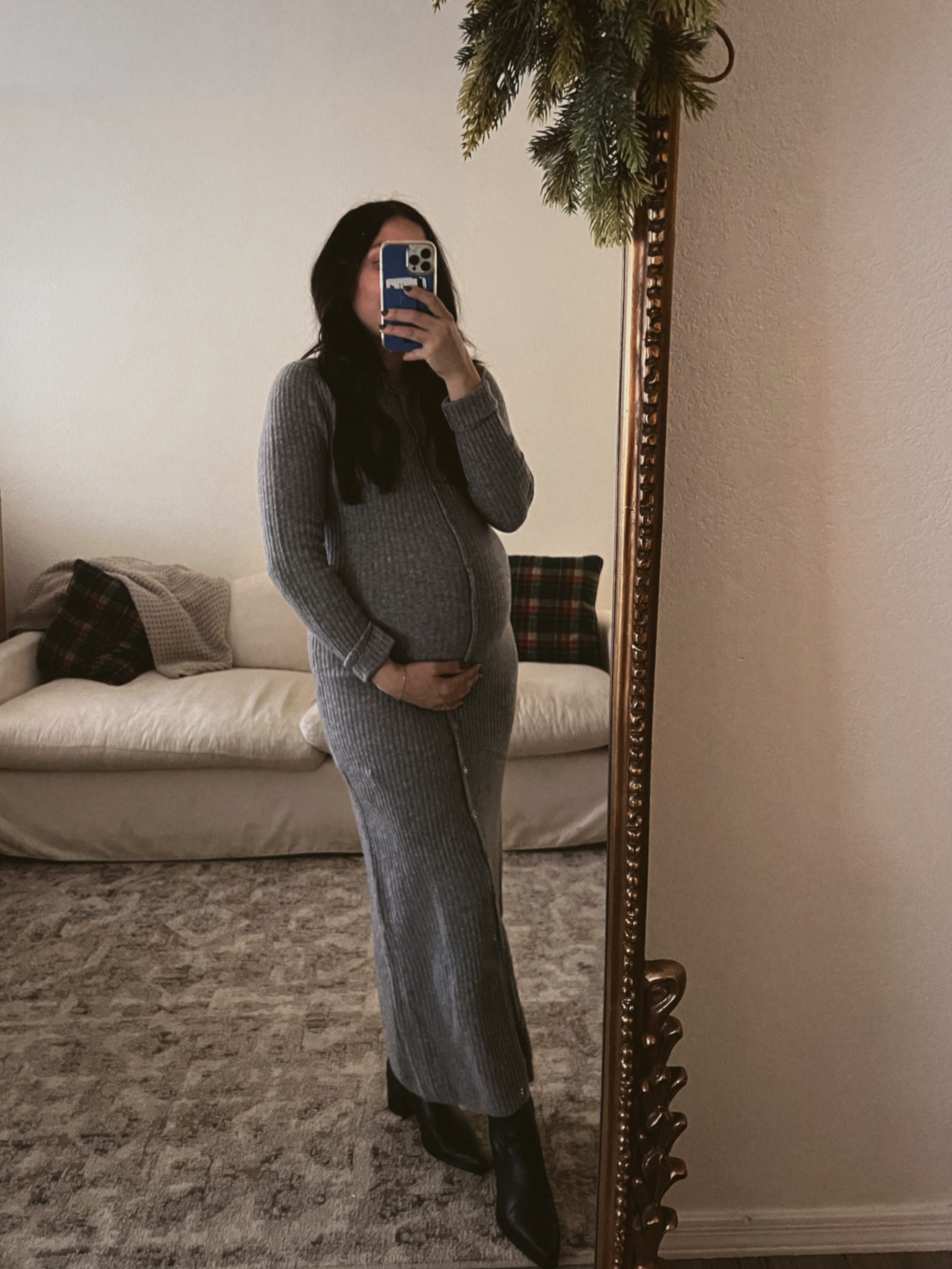 The comfiest sweater dress! Wearing a medium 🤍✨ 

#LTKHoliday #LTKSeasonal #LTKBump