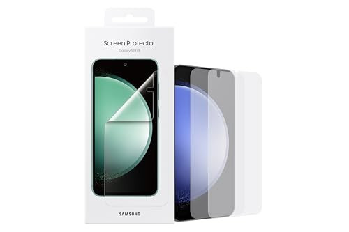 Samsung Galaxy S23 FE Phone Screen Protector, Protective Display Cover Shield with Touch Sensitivity, Anti-Scratch, Anti-Fingerprint, Easy Installation, US Version, EF-US711CTEGUS, Transparent | Amazon (US)