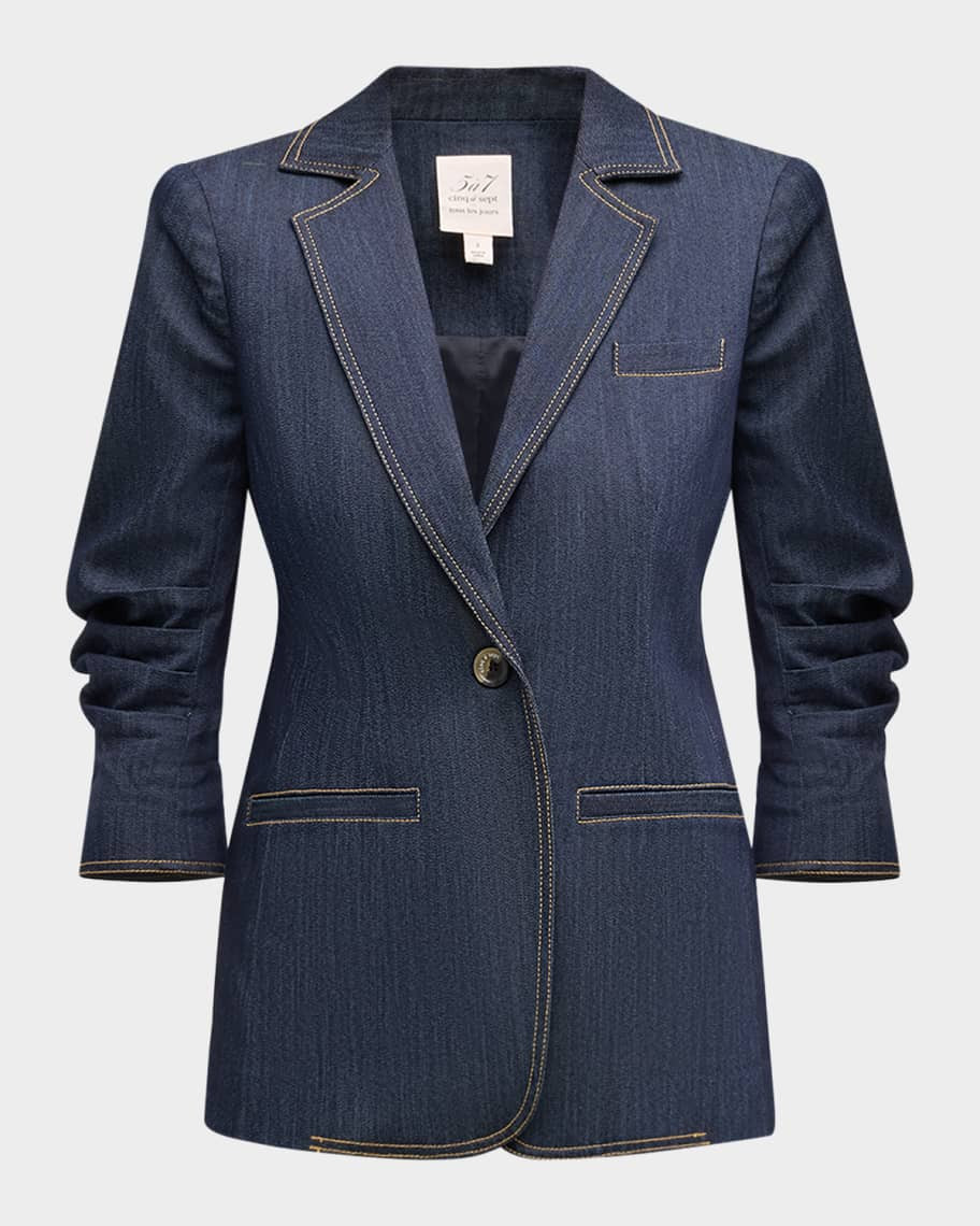 Cinq a Sept Khloe Denim Blazer | Neiman Marcus