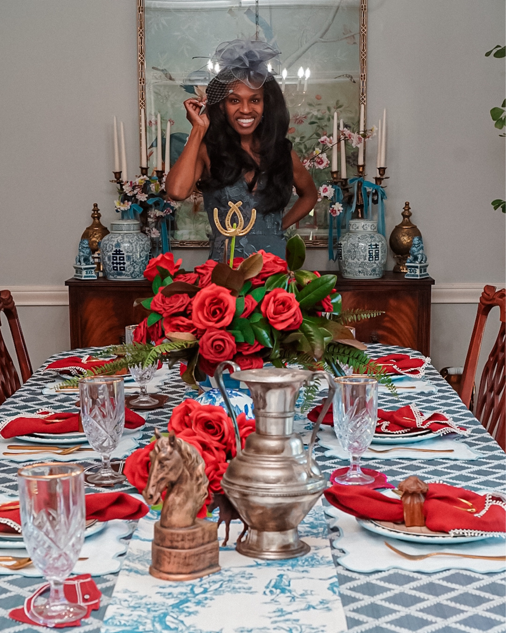 Kentucky Derby Tablescape, Kentucky derby outfits 

#LTKSeasonal #LTKover40 #LTKhome