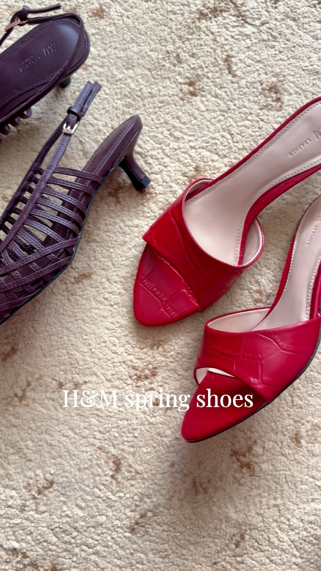 H&M spring shoes - genuine leather and under $100 - selling fast!

#LTKSaleAlert #LTKOver40 #LTKWorkwear