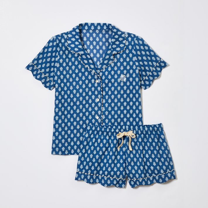 Block Print Short Pajama Set | Mark and Graham