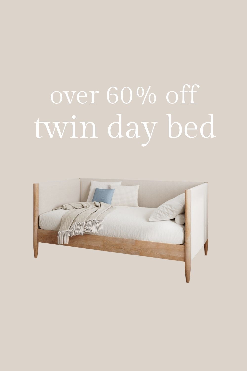 64% off this gorgeous day bed. Perfect for a guest bedroom, dorm room, or teen bedroom. #daybed #twinbed

#LTKKids #LTKHome
