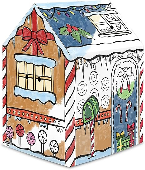 Bankers Box at Play Large Color in Gingerbread Playhouse, Cardboard Playhouse and Life Size Craft... | Amazon (US)