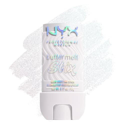 NYX PROFESSIONAL MAKEUP Buttermelt Glaze Stix, Non-Greasy Highlighter Stick With Up To 8HR Make Up Wear - 03 That's So Melt (White) | Amazon (US)