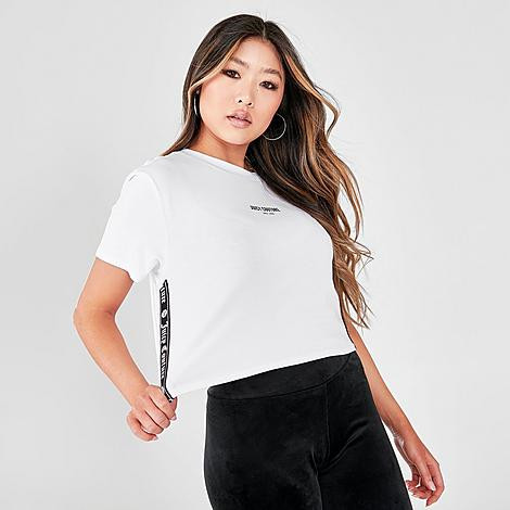 Women's Juicy Sport Taped Crop T-Shirt | JD Sports (US)