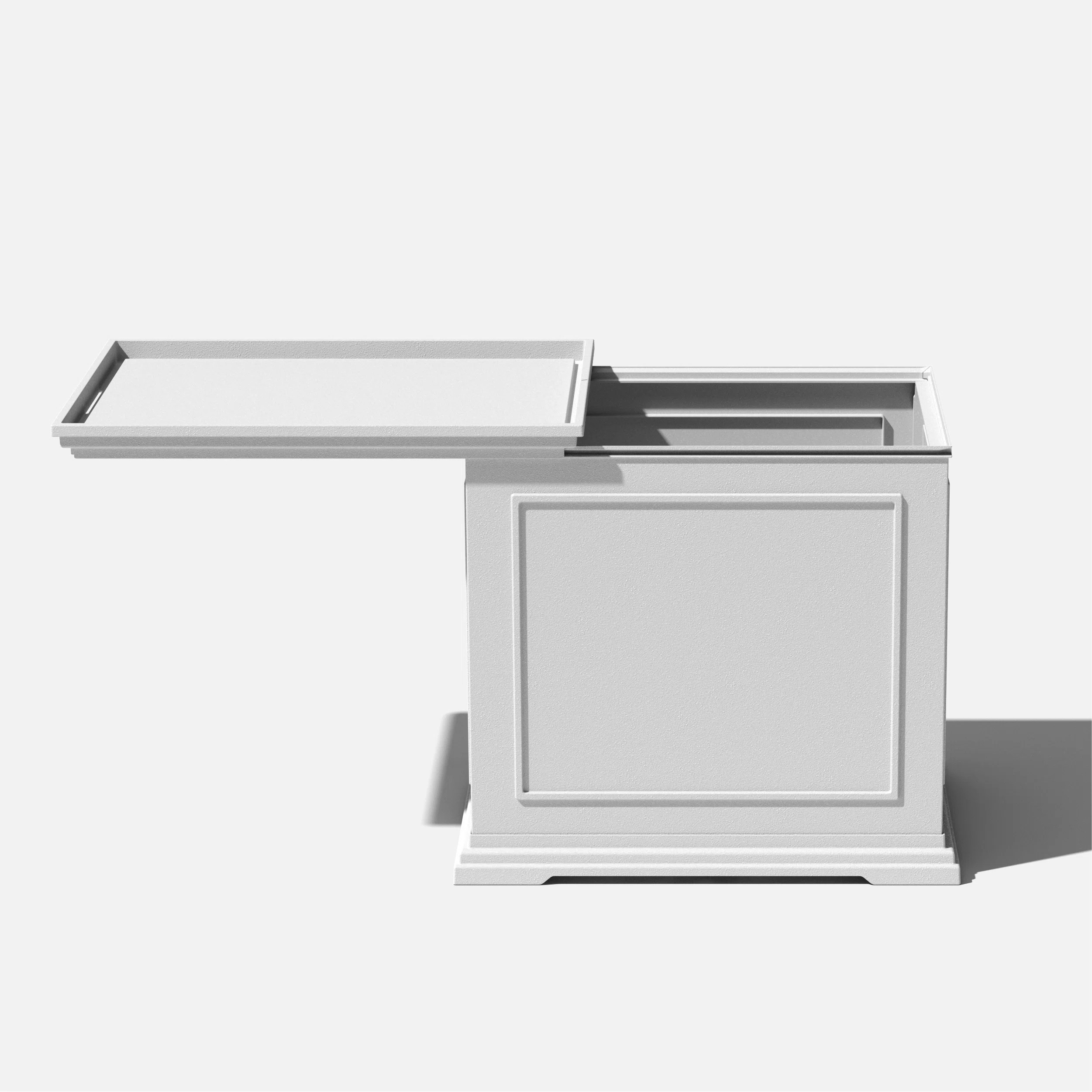Brixton Series Rectangular Outdoor Side Table , 24'' in. W 19'' in. D | Wayfair North America