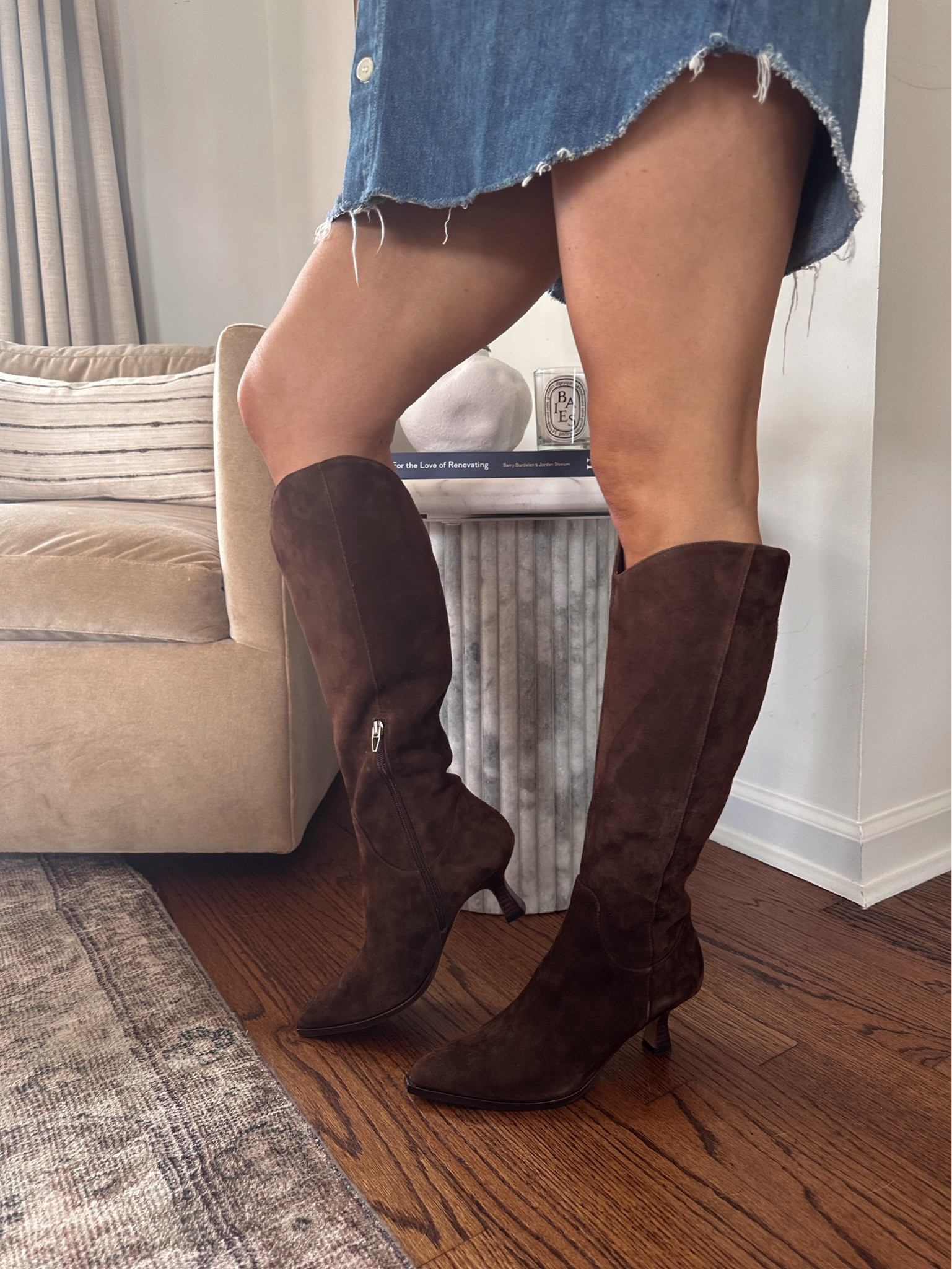 Another kitten heel boot I love this year👏 the brown suede is so pretty too! Currently on sale for the Nordstrom sale for $65 off! They come in black & tan too. 

#LTKxNSale #LTKSummerSales