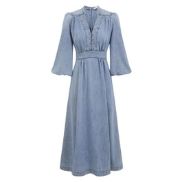 Lucky Denim Midi Dress | ZIMMERMANN (US, CA, EU, MENA)