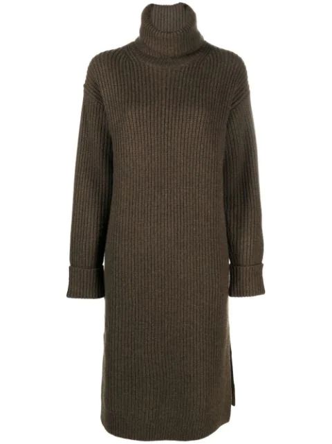 ribbed knitted midi dress | Farfetch Global