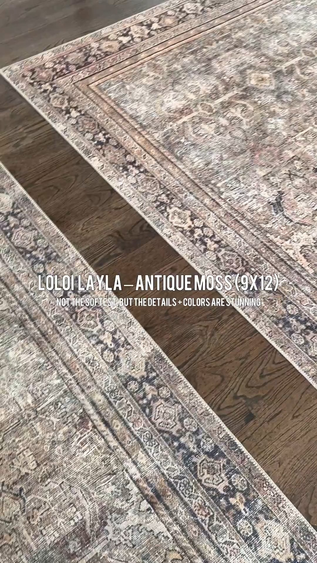 After months of trial + error, these are the two rugs we actually kept in our home and I couldn’t love them more:

✨Loloi Layla – Antique Moss (9x12) not the softest, but the details + colors are stunning

✨Loloi Margot – Antique/Sage (8’6” x 11’6”): SO soft and cozy, perfect for a larger space

Both give such a warm, elevated feel to our rooms 🤎 linking them for you! 

#LTKHome #LTKFallSale #LTKSeasonal
