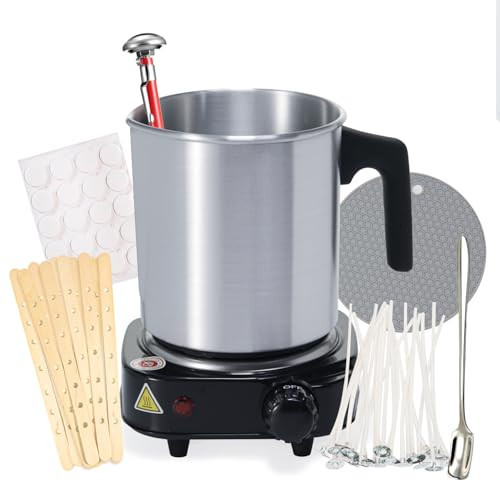 Aroparc Wax Melting Pot with Hot Plate, 40oz/1200ml Pouring Pot | Amazon (US)