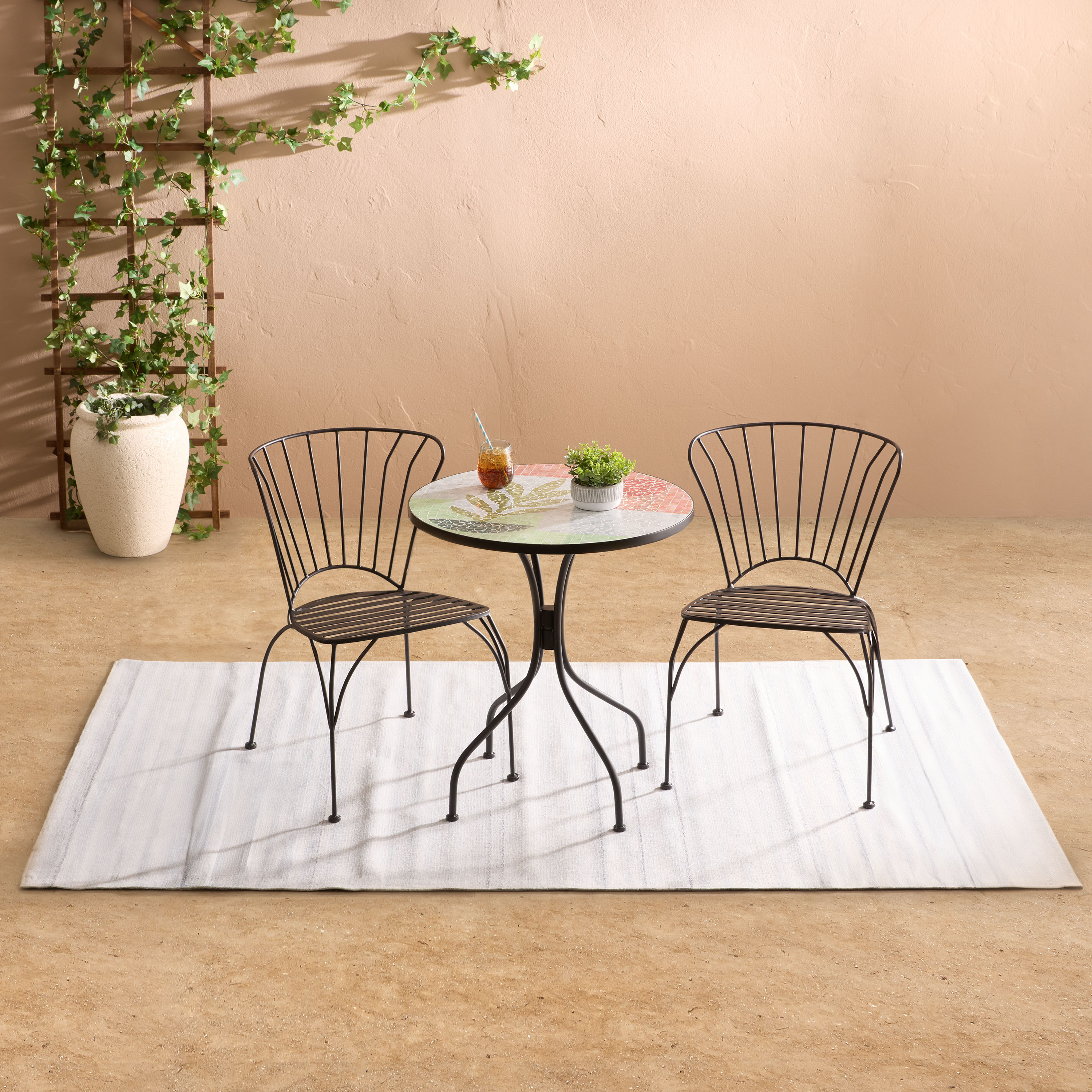 Cadiz Bistro 3 Piece Outdoor Dining Set | World Market