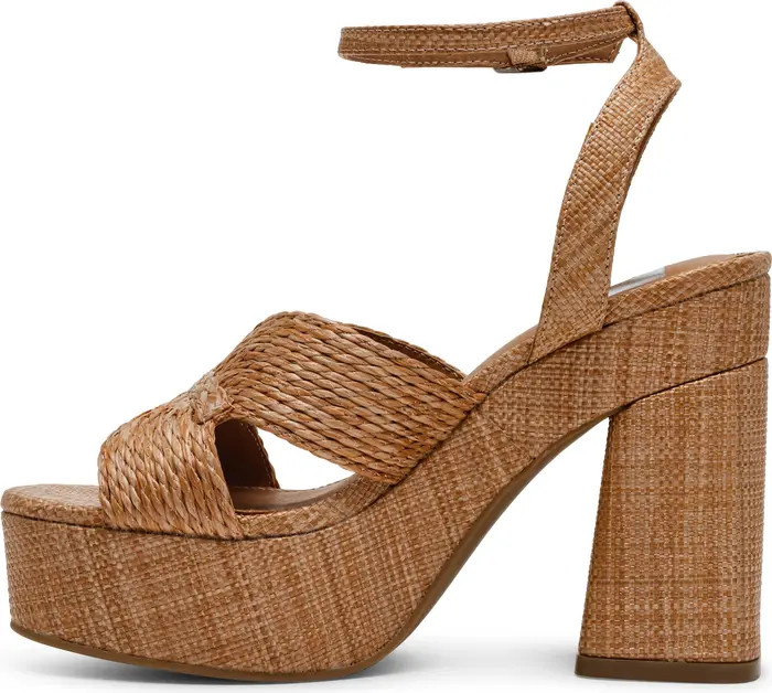 DV by Dolce Vita Waylan Raffia Platform Ankle Strap Sandal (Women) | Nordstromrack | Nordstrom Rack